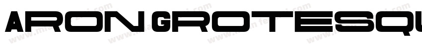Aron Grotesque字体转换